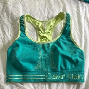 Calvin Klein - Size Small - Neon Green X Blue - Worn a few times